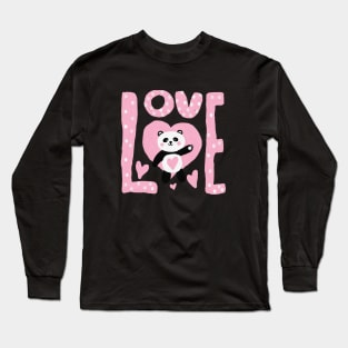 panda bear Long Sleeve T-Shirt